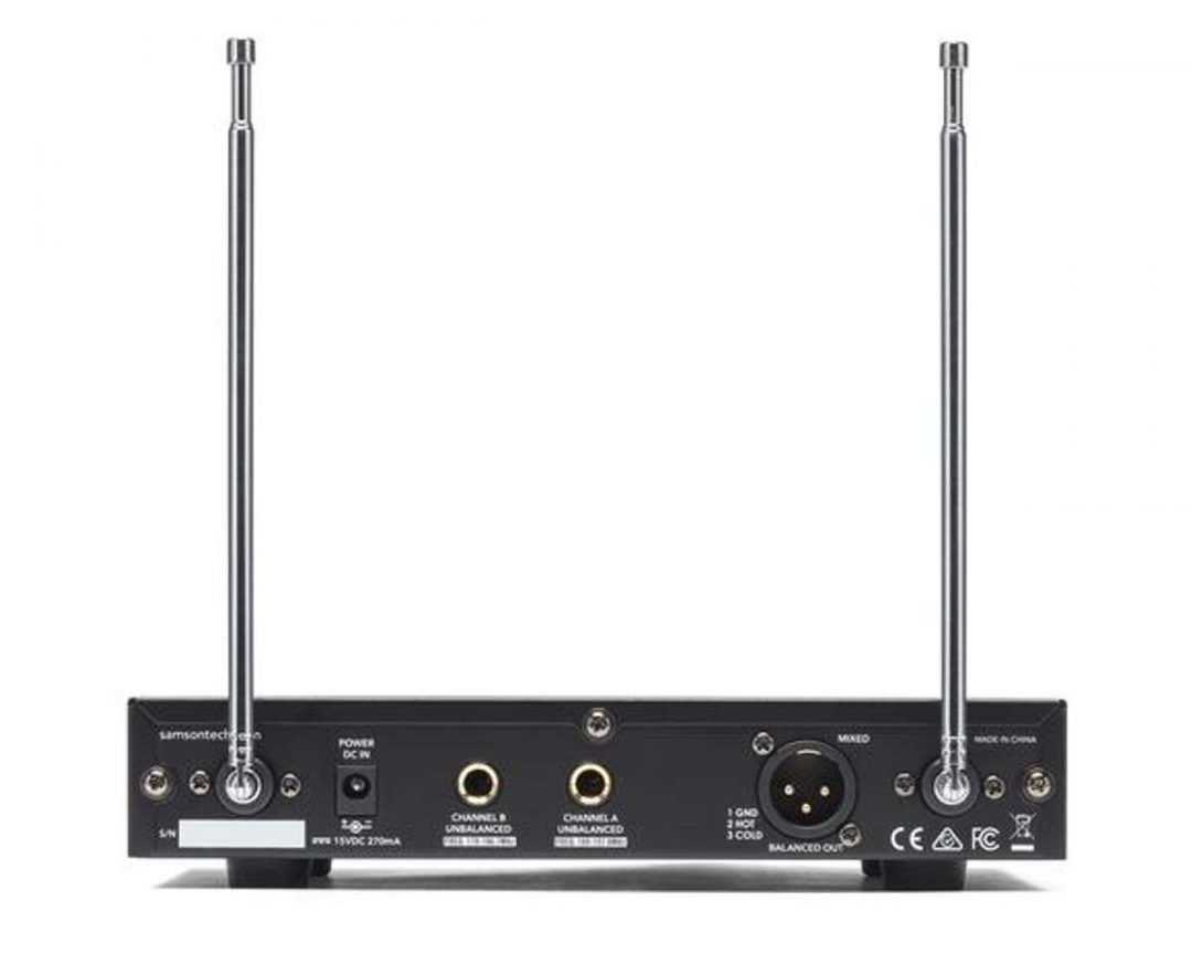 Samson Stage 212 DualChannel Wireless Microphone System E Band