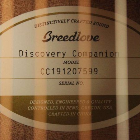 Breedlove Discovery Companion Acoustic Guitar - Image 7