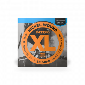 D'Addario EXL140-8  8 String Nickel Set - Image 1