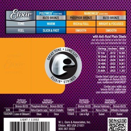 Elixir Nanoweb 80/20 Bronze Set - Image 2