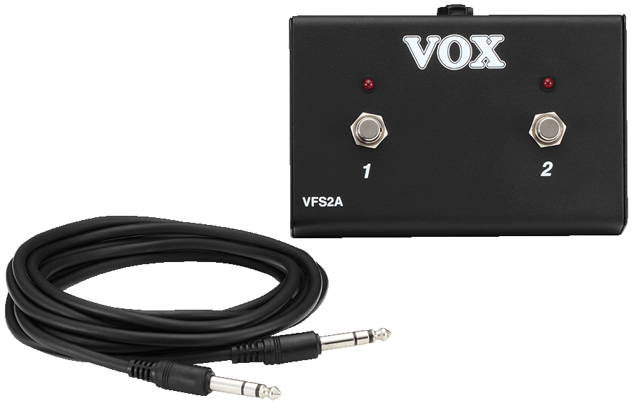 Vox 2 Button Footswitch with LED Indicators - Image 1