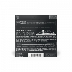 D'addario Flat Wound Set 11-50 Jazz Light - Image 2