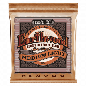 Ernie Ball 12-54 Earthwood Phosphor Bronze Set - Image 1
