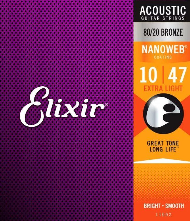 Elixir Nanoweb 80/20 Bronze Set - Image 1