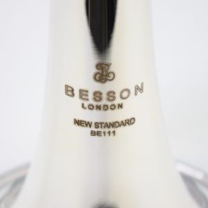 Besson BE111-2-0 New Standard 111 Trumpet, Silver Plated - Image 11