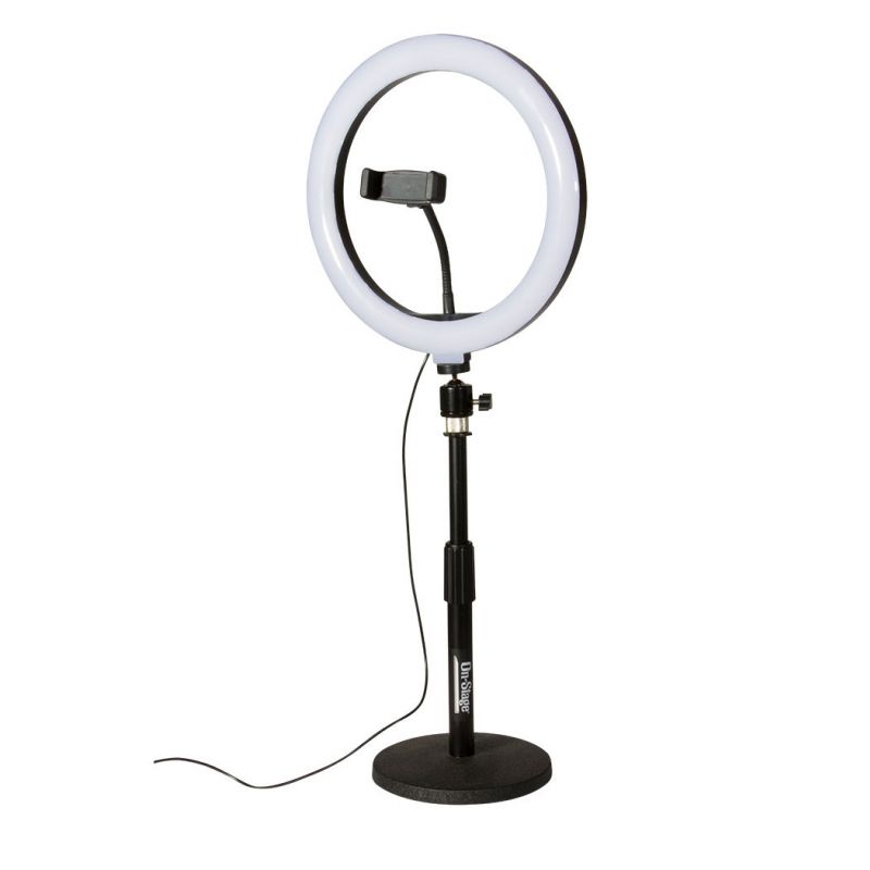 On-Stage LED Ring Light Kit with Tripod and Remote