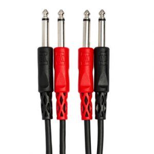 Hosa Dual 1/4" TS to Same Stereo Interconnect Cable - Image 3