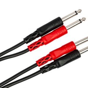 Hosa Dual 1/4" TS to Same Stereo Interconnect Cable - Image 4