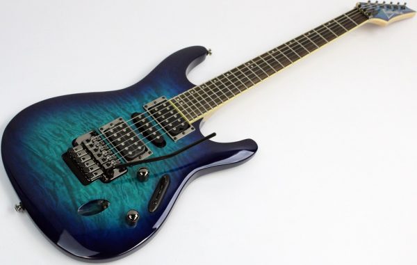 Ibanez S Series S670qm Electric Guitar Sapphire Blue Blues Angel Music