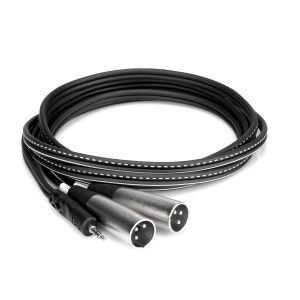 Hosa 3.5mm TRS to Dual XLR3M Stereo Breakout Cable - Image 2
