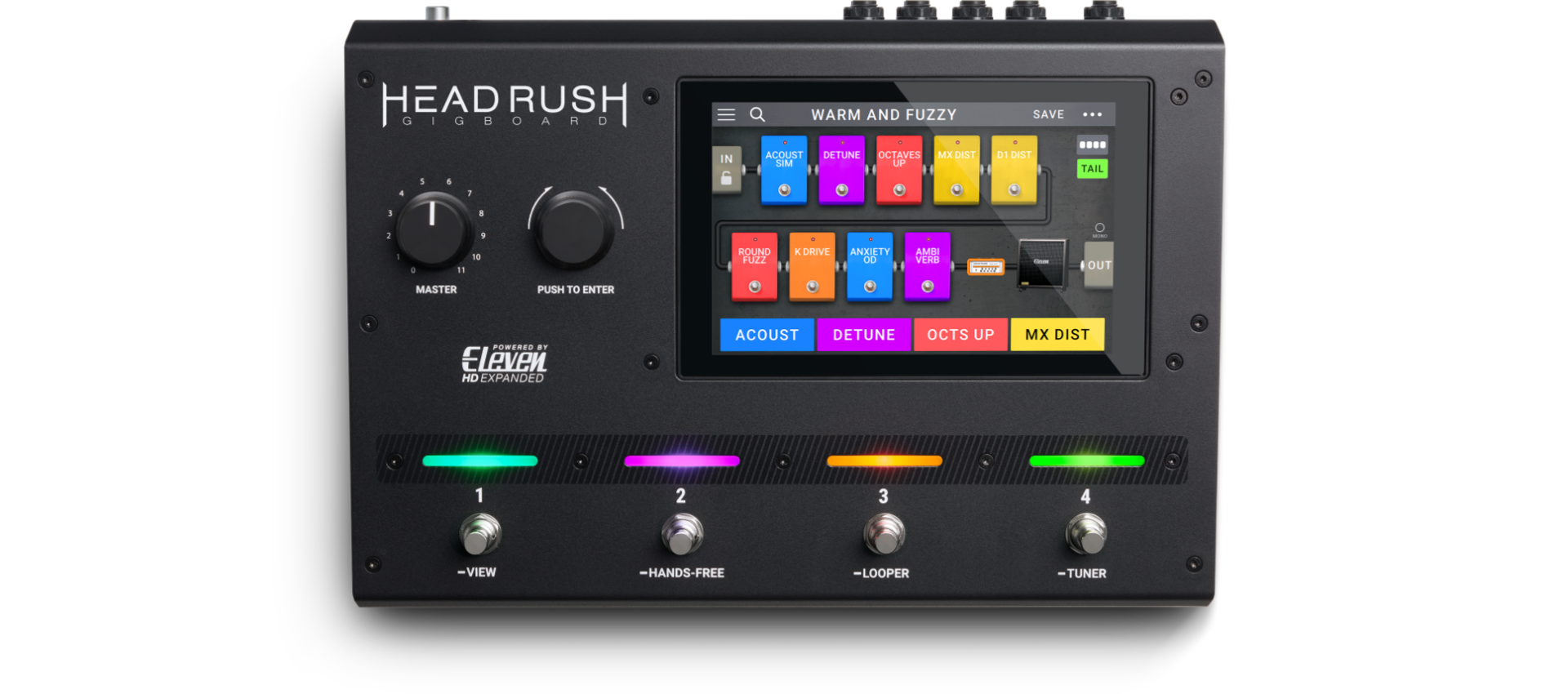 HeadRush Gigboard MultiEffects Guitar Processor Blues Angel Music