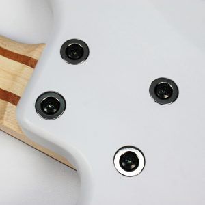 Yamaha TRBX304 4-string bass white bolt-on neck