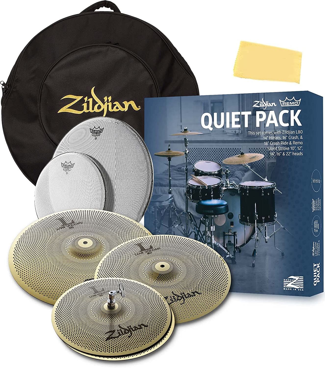 Zildjian LV468RH Quiet Pack Cymbal Set