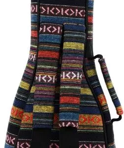 On-Stage Dlx Concert Ukulele Gig Bag Striped - Image 2