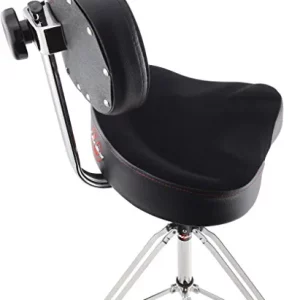 Gibraltar Adjustable Backrest Oversized Motorcycle Seat Throne w/Base - Image 2