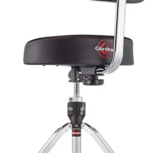Gibraltar Adjustable Backrest Oversized Motorcycle Seat Throne w/Base - Image 3