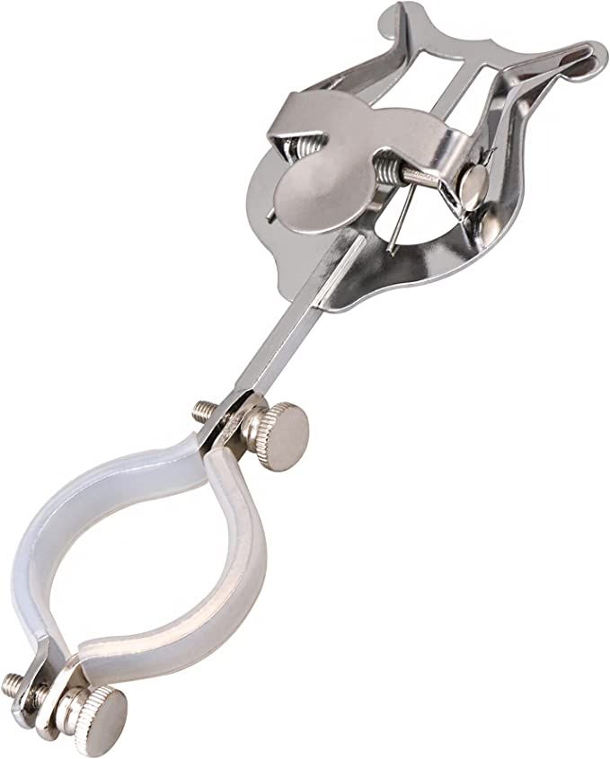 APM Nickel Plated Trumpet Clamp-On Lyre - Image 1