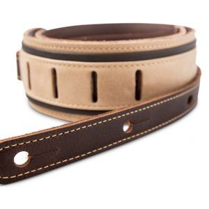 Taylor Reflections 2.5" Leather Guitar Strap, Spruce & Ebony - Image 6