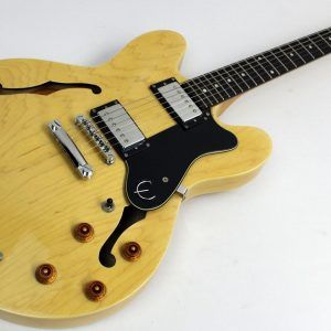2004 Epiphone Dot Semi-Hollowbody Electric Guitar, Natural, Made in Korea, USED - Image 2
