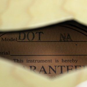 2004 Epiphone Dot Semi-Hollowbody Electric Guitar, Natural, Made in Korea, USED - Image 9
