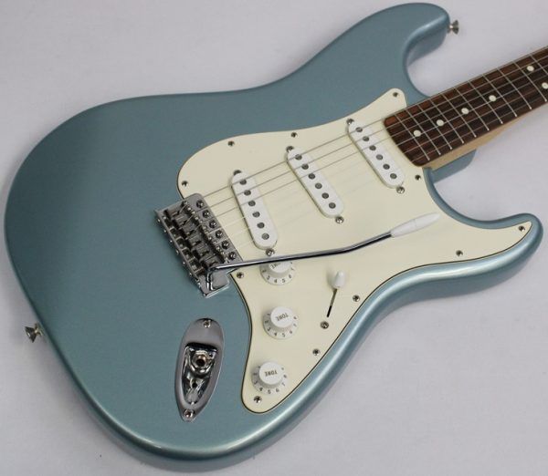 2004 Fender MIM Standard Stratocaster Blue Agave Lollar Pickups Locking