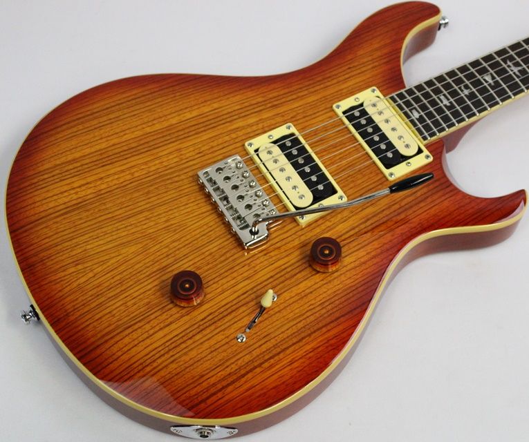 Prs se custom 24 deals zebrawood electric guitar vintage sunburst