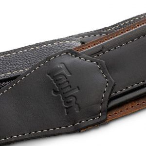 Taylor American Dream Leather Strap, Brown/Black - Image 2