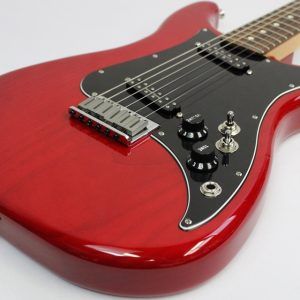 2020 Fender Player Lead II Electric Guitar, Crimson Red Transparent, Duncan Pickups - Image 5
