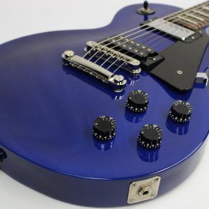 2001 Gibson Les Paul Studio Electric Guitar, Blue, Professionally Refinished! USED - Image 4