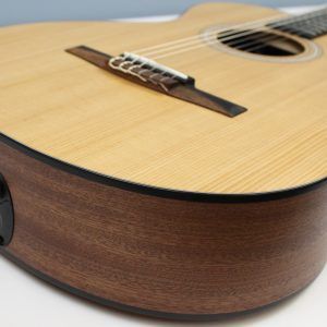 Taylor 112ce-N Grand Concert Nylon-String Acoustic-Electric Guitar, Natural - Image 5