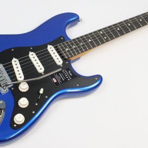 Fender American Ultra II Stratocaster Electric Guitar, Noble Blue - Image 3