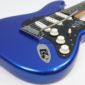 Fender American Ultra II Stratocaster Electric Guitar, Noble Blue - Image 5