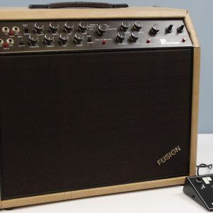 Vintage 1980's Polytone Fusion 100/60W 1x12 Tube Combo Guitar Amp, Palomino Covering, Rare!, USED