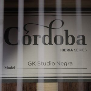 Cordoba GK Studio Negra Flamenco Acoustic-Electric Guitar, Natural - Image 9