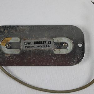 Vintage 1950's-1960's DeArmond Rowe Gold-Foil S Grill Pickup, Chrome, USED - Image 8