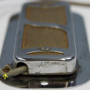 Vintage 1950's-1960's DeArmond Rowe Gold-Foil S Grill Pickup, Chrome, USED - Image 5