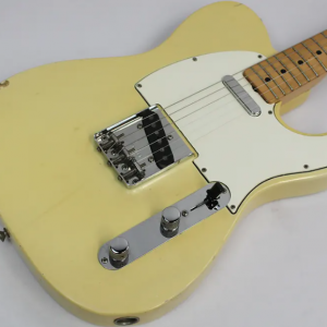 Vintage 1969 Fender Telecaster Electric Guitar, Blonde, 100% Original! USED