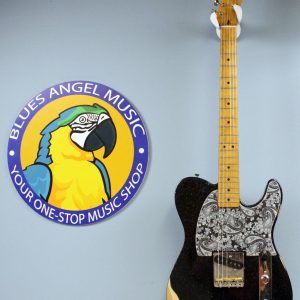 Fender Brad Paisley Road Worn Esquire Electric Guitar, Black Sparkle