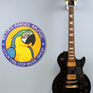 1995 Gibson Les Paul Studio Electric Guitar, Ebony, Gold Hardware, USED