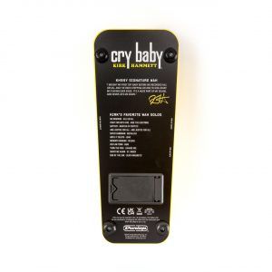 Dunlop Kirk Hammett Cry Baby Wah Pedal, Yellow Sparkle Edition - Image 6