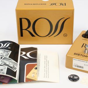 Ross Electronics Distortion Guitar Effects Pedal from JHS, Tan, USED