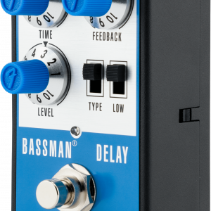 Fender Bassman Delay Effects Pedal, Aluminum Blue - Image 3