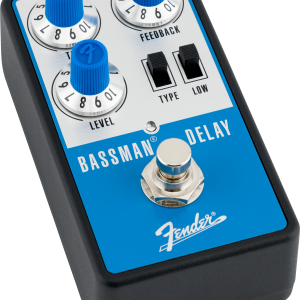 Fender Bassman Delay Effects Pedal, Aluminum Blue - Image 4