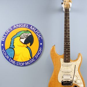 2010 G&L USA Legacy Flametop HSS Strat-Style Electric Guitar, Natural, USED