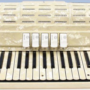 Vintage 1960's Titano Custom Built Accordion, Pearloid, Made in Italy, Offered As Is, USED - Image 3