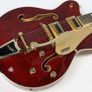 2016 Gretsch G5422TG Electromatic Double Cut Hollowbody Electric Guitar w/ Bigsby, Walnut Stain Gloss, USED - Image 2