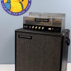 1998 Matchless Thunderman 100 1x15" Fliptop Combo/Cab Bass Amp, Black, Rare! USED