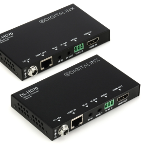 Liberty A/V, Liberty AV, DigitaLinx, DL-HD70, HDMI Extender, HDBaseT Extender, HDMI Extension Set, HDMI Over Cat6, 4K HDMI Extender, UHD Video Extender, HDCP 2.2, 1080p Extender, 3D Video Support, HDMI Distribution, AV Extender, Audio Video Extender, Long Distance HDMI, Cat6 Extender, RS232 Control, CEC Support, IR Extension, Home Theater, Digital Signage, Commercial AV, Video Transmission, HDMI Receiver, HDMI Transmitter, Professional AV, Open Box, Mint Condition, DLHD70, Liberty DigitaLinx, HDBaseT HDMI Kit