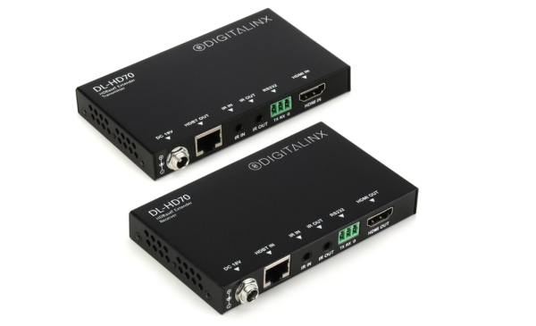 Liberty A/V, Liberty AV, DigitaLinx, DL-HD70, HDMI Extender, HDBaseT Extender, HDMI Extension Set, HDMI Over Cat6, 4K HDMI Extender, UHD Video Extender, HDCP 2.2, 1080p Extender, 3D Video Support, HDMI Distribution, AV Extender, Audio Video Extender, Long Distance HDMI, Cat6 Extender, RS232 Control, CEC Support, IR Extension, Home Theater, Digital Signage, Commercial AV, Video Transmission, HDMI Receiver, HDMI Transmitter, Professional AV, Open Box, Mint Condition, DLHD70, Liberty DigitaLinx, HDBaseT HDMI Kit