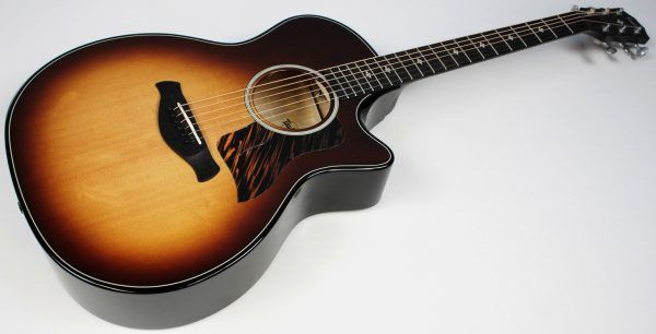 Taylor Builder’s Edition 514ce Tobacco Kona Burst acoustic-electric front of the whole instrument